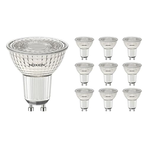 Noxion Mehrfachpackung 10x PerfectColor LED-Spot GU10 PAR16 4W 345lm 60D - 930 Warmweiß | Höchste Farbwiedergabe - Dimmbar - Ersatz für 50W von Noxion
