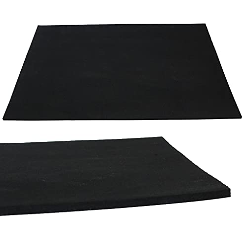 EPDM 2 3 5 8 10 mm Moosgummi Zellkautschuk Dichtmatte Isolierung Dämmung Wasser (10mm 0,5 x 0,5 m) von Noyes