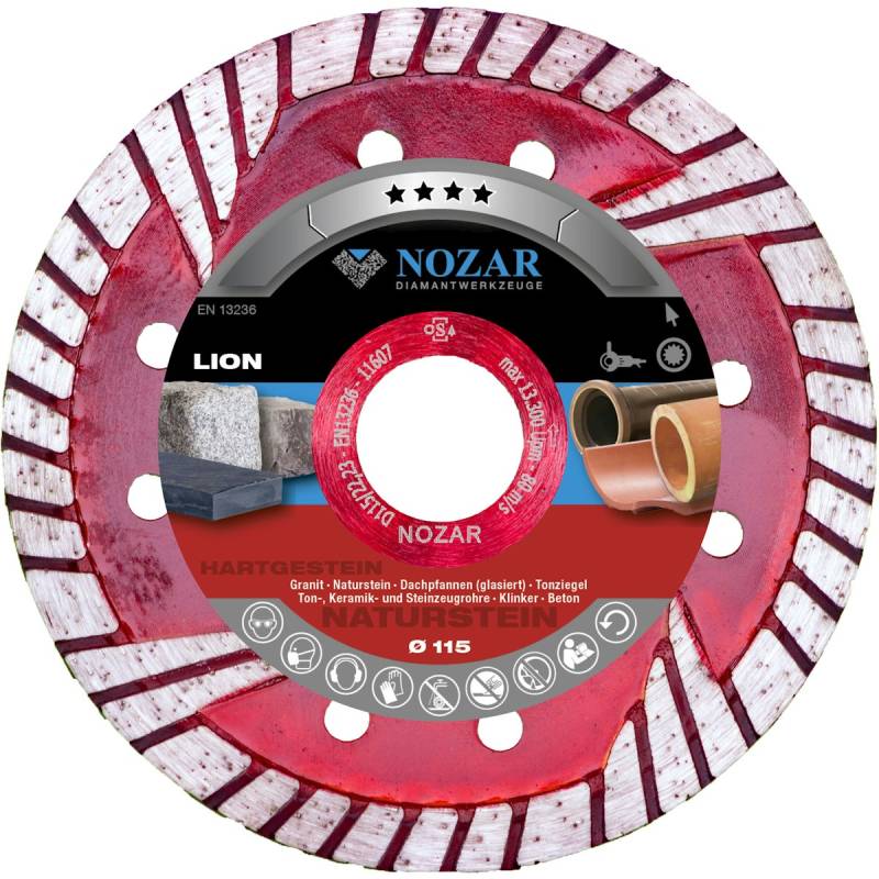 Nozar Diamant-Trennscheibe GT Turbo Silentcut  Ø230x22,2x2,7x10 mm von Nozar