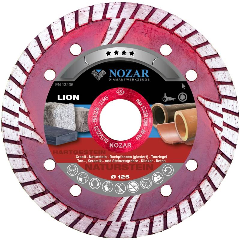 Nozar Diamant-Trennscheibe Lion 125 mm von Nozar