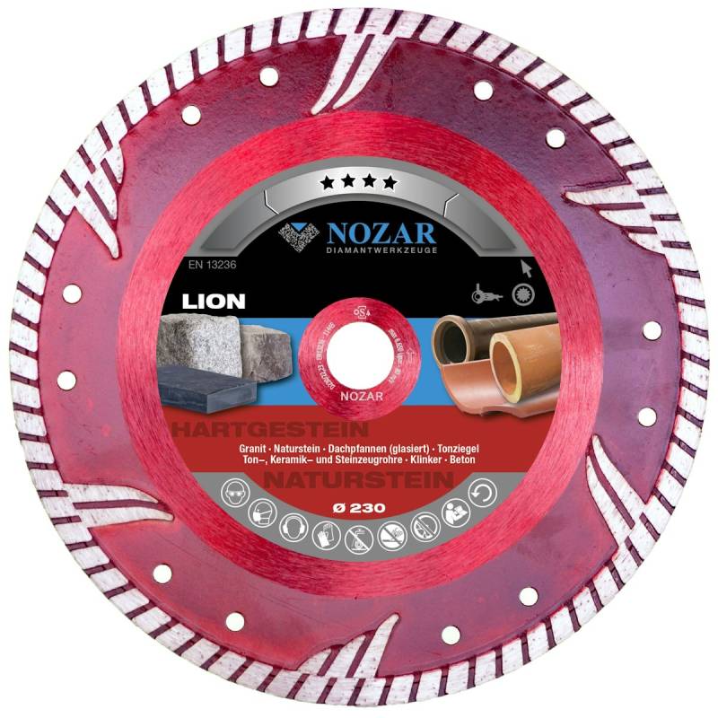 Nozar Diamant-Trennscheibe Lion 230 mm von Nozar