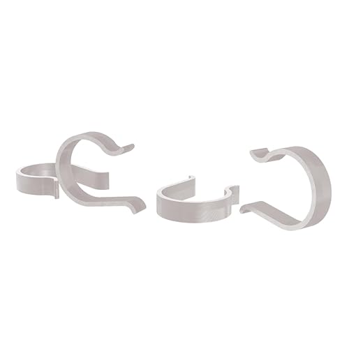 6er Pool Clip, Halteklamer für Poolabdeckung 40-44mm (Weiss) von Nozzleboss