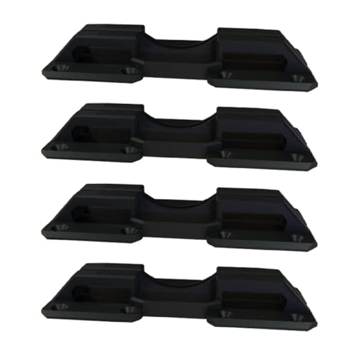 8 Stück(4er Set) Halterung für Werkzeugkoffer, passend für L_Boxx Sortimo (Schwarz) von Nozzleboss