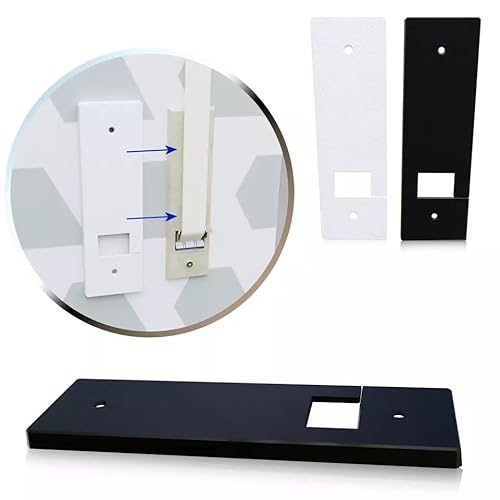 Abdeckung für Fenster Rolladengurt Blende Abdeckung Gurtwicklerblende Ohne Gurtausbau 160mm (Weiß) von Nozzleboss