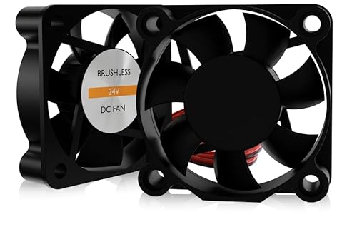 Nozzleboss Lüfter Axial Radial 24VDC 25mm 30mm 40mm 50mm 60mm für 3D Drucker passend für Anycubic Creality Ender Anet CR10 (24V 30x30x10mm) von Nozzleboss