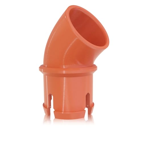 Nozzleboss Pool Click Düse, Winkel- Adapter, Einlaufdüse, Zulauf zur Wasserbelebung. kompatibel mit Intex Bestway Düse 38mm (Orange) von Nozzleboss