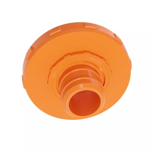 Pool Düse, Düse Adapter auf 32mm oder 38mm Schlauch, passend für Intex & Bestway Pool Schwimmenbecken (Orange, 32mm) von Nozzleboss