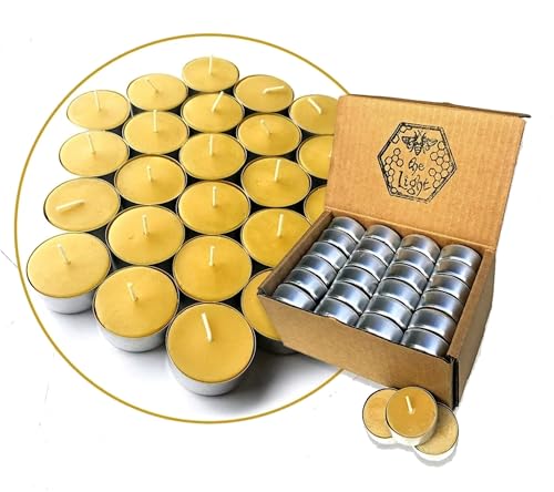 Duft-Teelichter aus reinem Bienenwachs von Nozzy
