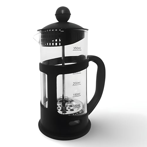 Nozzy French Press Kaffeemaschine, Kaffeepresse und Teebereiter (350 ml) von Nozzy