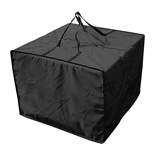 Nrkin Aufbewahrungstasche und Schutzhülle für Loungekissen Gartenmöbel-Sitzkissen, Aufbewahrungstasche Kissen Garten, Gartenpolster Aufbewahrung Tasche mit Tragegriff, Wasserdicht 80x80x60cm von Nrkin