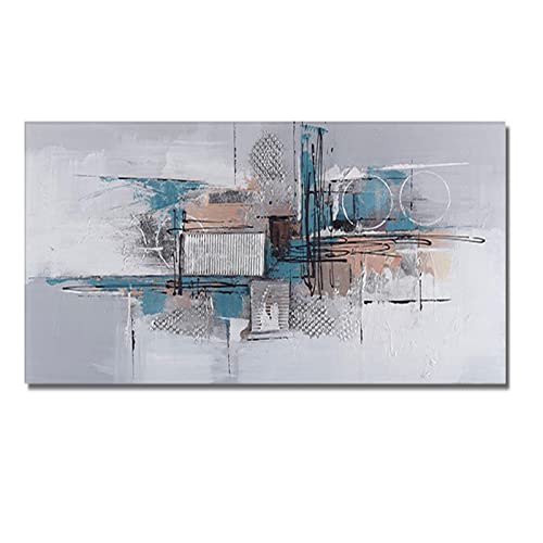 Moderne Abstrakte Wandkunst Bunte Abstrakte Malerei Texturbild FüR Wohnzimmer, Schlafzimmer, KüChe, Zuhause Und BüRo, Wanddekoration, Rahmenlos (75 x 150 cm) 28 × 55 Zoll von Nsodinevus