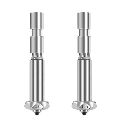 Nssnlur 2Pcs 0.6mm Kobra 3 Max Düse, Integrierte Hardened Steel Quick-Swap Extrduer Nozzles Print Head Nozzle Set für Anycubic Kobra 3 Max/Kobra 3 Max Combo 3D Drucker Zubehör Nssnlur 2Pcs 0.6mm Kobra 3 Max Düse, Integrierte Hardened Steel Quick-Swap Extrduer Nozzles Print Head Nozzle Set für Anycubic Kobra 3 Max/Kobra 3 Max Combo 3D Drucker Zubehör von Nssnlur