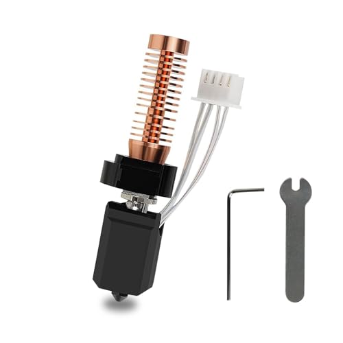 Nssnlur 24V 48W Keramik Hotend Kit für Flashforge Adventurer 5M/5M Pro, Extruder Hotend mit Schnell abnehmbare 0,4 mm Düse aus gehärtetem Stahl, Adventurer 5M Pro Hotend Nssnlur 24V 48W Keramik Hotend Kit für Flashforge Adventurer 5M/5M Pro, Extruder Hotend mit Schnell abnehmbare 0,4 mm Düse aus gehärtetem Stahl, Adventurer 5M Pro Hotend von Nssnlur
