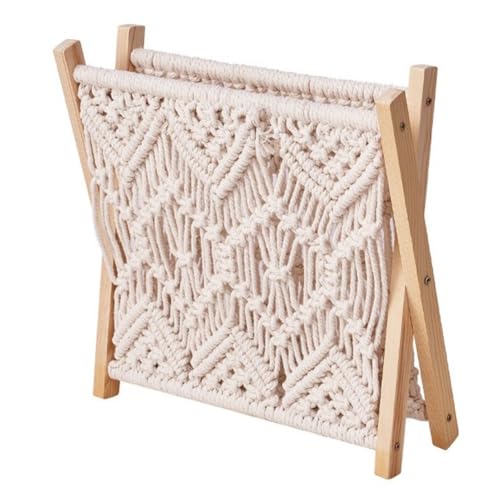 Nsssunnre Zeitschriftenständer im Bohemian-Stil, Zeitschriftenablage, Zeitschriftenkorb von Nsssunnre