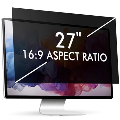 Nsyee Blickschutzfilter Blickschutzfolie für 24 Zoll Computer Monitor, Sichtschutzfolie Computer Sichtschutz Abnehmbarer Anti Blaulicht Sichtschutzfilter Privacy Filter Blendschutz, 16:9 (598x337mm) von Nsyee