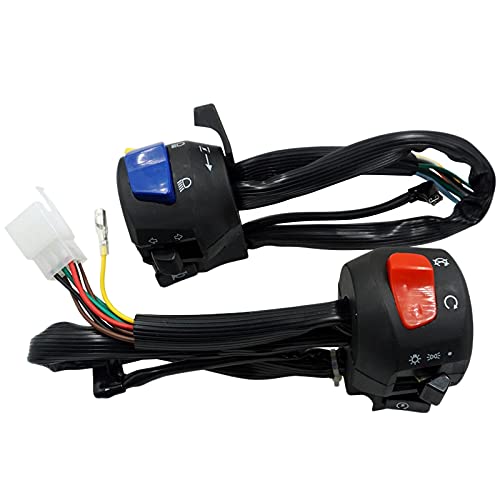 Ntcpefy Motorrad Lenkerschalter Assy für 125 EN125 HJ150 Scheinwerferschalter Blinker von Ntcpefy