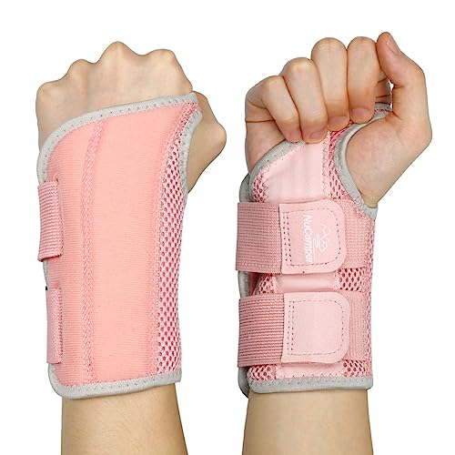 NuCamper Atmungsaktive Handgelenkstütze Handgelenk Bandage Mit Metallschiene-Stabilisator Männer Frauen Handgelenkbandage Verstellbare Handgelenkschiene für Arthritis, Sehnenentzündung, Verstauchung von NuCamper