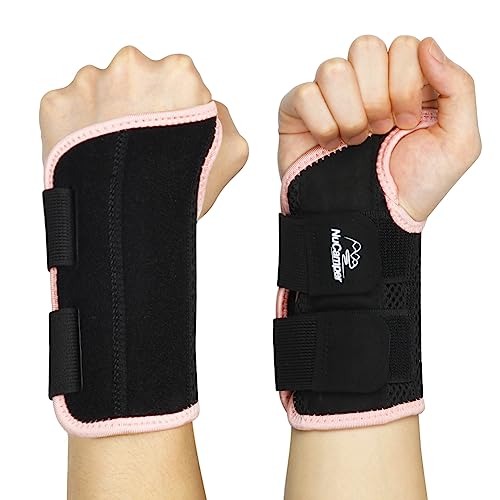 NuCamper Atmungsaktive Handgelenkstütze Handgelenk Bandage Mit Metallschiene-Stabilisator Männer Frauen Handgelenkbandage Verstellbare Handgelenkschiene für Arthritis, Sehnenentzündung, Verstauchung NuCamper Atmungsaktive Handgelenkstütze Handgelenk Bandage Mit Metallschiene-Stabilisator Männer Frauen Handgelenkbandage Verstellbare Handgelenkschiene für Arthritis, Sehnenentzündung, Verstauchung von NuCamper