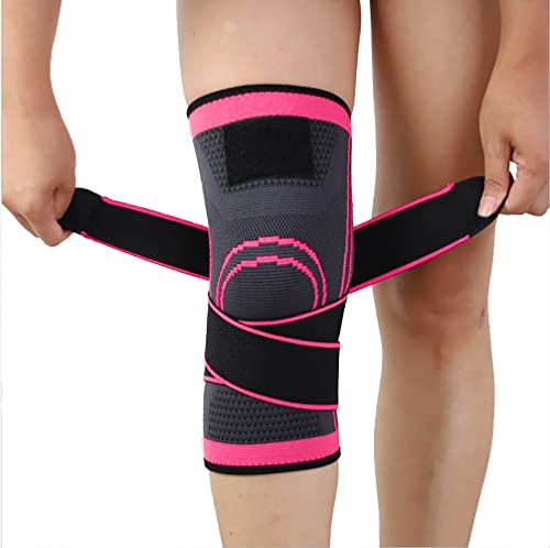 NuCamper Kniebandage Knieschoner Kniestütze für Damen & Männer Komprimierte mit Patella-Gel Polster & Feder Seitlichen Stabilisatoren für Kraftsport Lindert Knieschmerzen, Meniskusriss, ACL, Arthritis von NuCamper