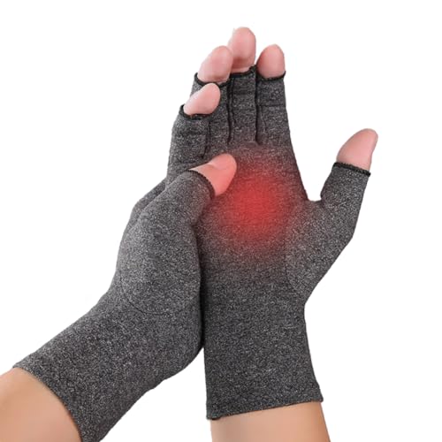 NuCamper Kompressionshandschuhe Arthrose Handschuhe für Frauen und Männer Atmungsaktive und Stützende Kompression Handschuhe Linderung von Arthritis Verstauchung Sehnenentzündung von NuCamper