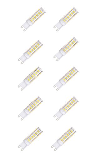 NuLoXx 10er Pack LED 7W/827 2700K G9 warmweiß 500LM AC 220-240V, 360° Abstrahlwinkel von NuLoXx