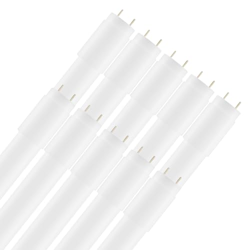 NuLoXx 10er Pack LED T8 Röhre 24W/860 6000K G13 tageslichtweiß 150cm LED-Leuchtstoffröhre inkl. LED Starter, 2880 lm, 270° Ausstrahlungswinkel, nicht dimmbar, KVG, Ersatz für 58 Watt Leuchtstoffröhre NuLoXx 10er Pack LED T8 Röhre 24W/860 6000K G13 tageslichtweiß 150cm LED-Leuchtstoffröhre inkl. LED Starter, 2880 lm, 270° Ausstrahlungswinkel, nicht dimmbar, KVG, Ersatz für 58 Watt Leuchtstoffröhre von NuLoXx