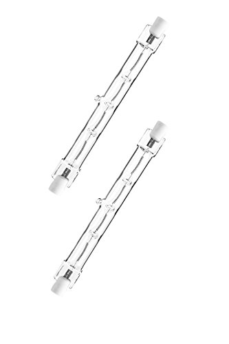 NuLoXx 2er Pack Halogenstab R7S 118mm 120W/827 2700K warmweiß 2250LM AC 220...240V, 360° Abstrahlwinkel, DIMMBAR! von NuLoXx