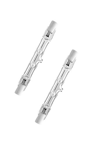 NuLoXx 2er Pack HalogenstabR7S 78mm 120W/827 2700K warmweiß 2250LM AC 220...240V, 360° Abstrahlwinkel, DIMMBAR! von NuLoXx
