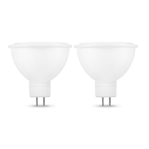 NuLoXx 2er Pack LED-Spot MR16 5W/840 4000K GU5.3 12V, neutralweiß, 450 Lumen, ersetzt 35W, 100° Abstrahlwinkel, 25.000 Stunden von NuLoXx