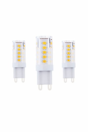 NuLoXx 3er-Pack 3.5W/827 LED 2700K G9 echt Warmweiß, 320LM, AC 220-240V, 360° Abstrahlwinkel von NuLoXx