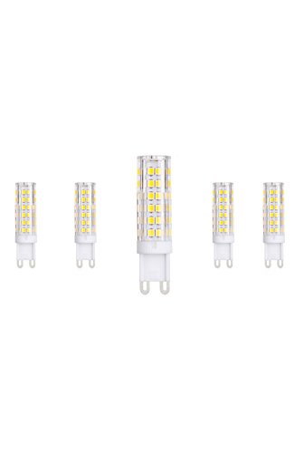 NuLoXx 5er Pack LED 6W/840 4000K G9 neutralweiß 600LM AC 220-240V, 360° Abstrahlwinkel von NuLoXx