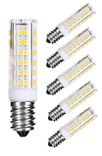 NuLoXx 6er Pack LED Röhrenlampe 7W/827 E14, 2700K warmweiß 500LM, 360° Abstrahlwinkel, AC 220-240V von NuLoXx