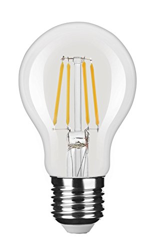 NuLoXx LED Filament Bulb A60 E27 8W/827 2700K warmweiß DIMMBAR, 1055 LM, AC 220-240, 360° Abstrahlwinkel von NuLoXx