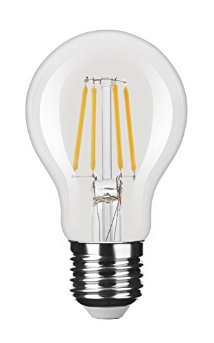 NuLoXx LED Filament Bulb A60 E27 8W/840 4000K neutralweiß/kaltweiß DIMMBAR, 1055 LM, AC 220-240, 360° Abstrahlwinkel von NuLoXx