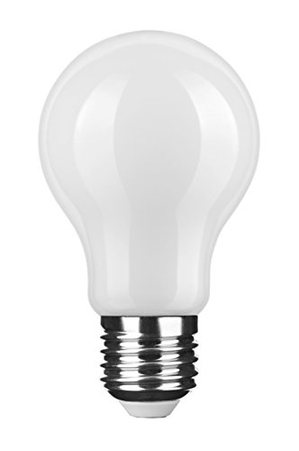 NuLoXx LED Filament Bulb matt/frosted/milky A60 E27 6W/840 4000K kaltweiß/neutralweiß, 760 LM, AC 220-240, 360° Abstrahlwinkel von NuLoXx