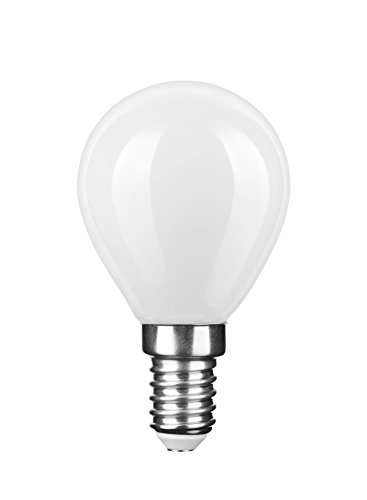 NuLoXx LED Globe Mini G45 matt/frosted/milky E14 4W/827 2700K warmweiß, 400 LM, AC 220-240, 360° Abstrahlwinkel von NuLoXx