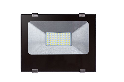 NuLoXx LED Strahler ultra flach 10W/740 4000K neutralweiß 750LM, 120° Abstrahlwinkel Schutzartklasse IP65, AC 220-240V von NuLoXx