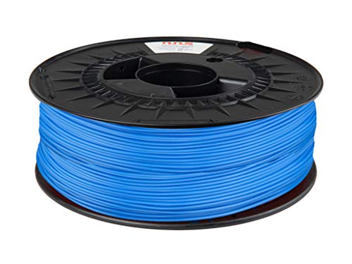 NuNus PETG Filament 1,75mm Made in Europe Premium Qualität PET Polyethylenterephthalat Lebensmittelecht für 3D Drucker und 3D Stift (Hellblau) von NuNus