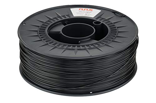 NuNus PLA Filament 1kg Filament für 3D Drucker PLA Schwarz 1,75mm Polylactide Filament von NuNus