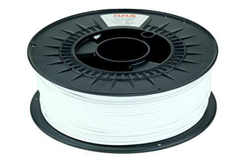 NuNus PLA Filament 1kg Filament für 3D Drucker PLA Weiß 1,75mm Polylactide Filament NuNus PLA Filament 1kg Filament für 3D Drucker PLA Weiß 1,75mm Polylactide Filament von NuNus