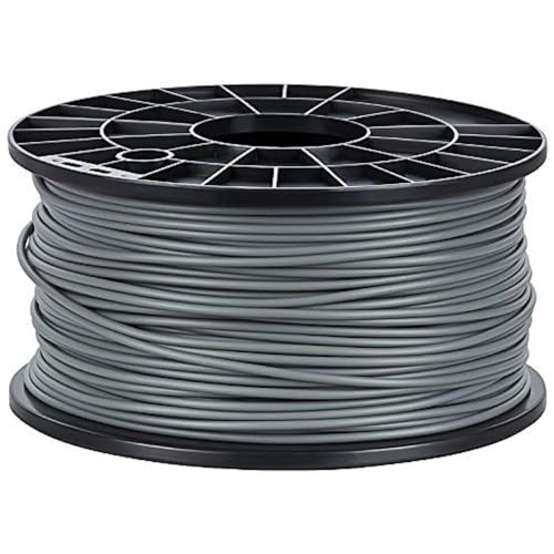 NuNus PLA Filament 1kg für 3D Drucker MakerBot RepRap MakerGear Ultimaker uvm. (grau, 3,00mm) von NuNus