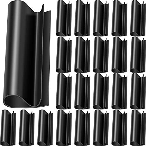 Abdeckungsclip für Pool-Sicherung Winterabdeckung Clip oberirdische Abdeckclips (schwarz, 64 Stück) von Nuanchu