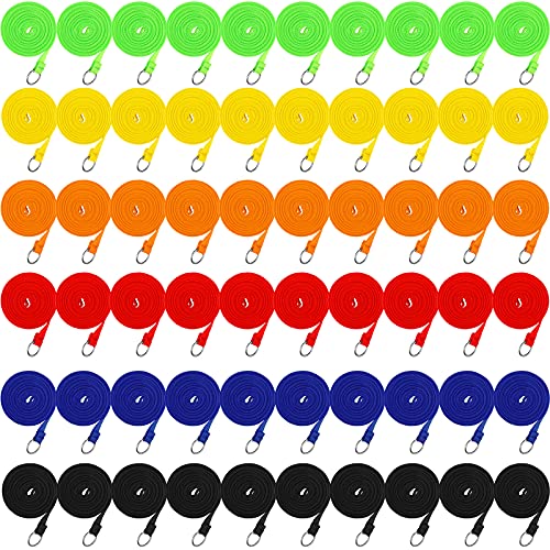 Nuanchu 60 Stück Haustier-Leinen mit O-Ring, Hundeleine, 6 Farben, langlebiger Haustiergurt für Hunde, Tierkontrolle, Fellpflege, Unterschlupf, Rettung, Spaziergang von Nuanchu