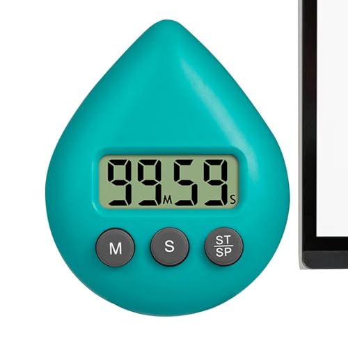 Nubamzy Timer für Kinder, wasserdichter Duschtimer, tragbares Timing-Werkzeug mit Saugnapf und LCD-Display für Schule, Lernen, Küche, Kochen, Arbeiten und Duschen Nubamzy Timer für Kinder, wasserdichter Duschtimer, tragbares Timing-Werkzeug mit Saugnapf und LCD-Display für Schule, Lernen, Küche, Kochen, Arbeiten und Duschen von Nubamzy