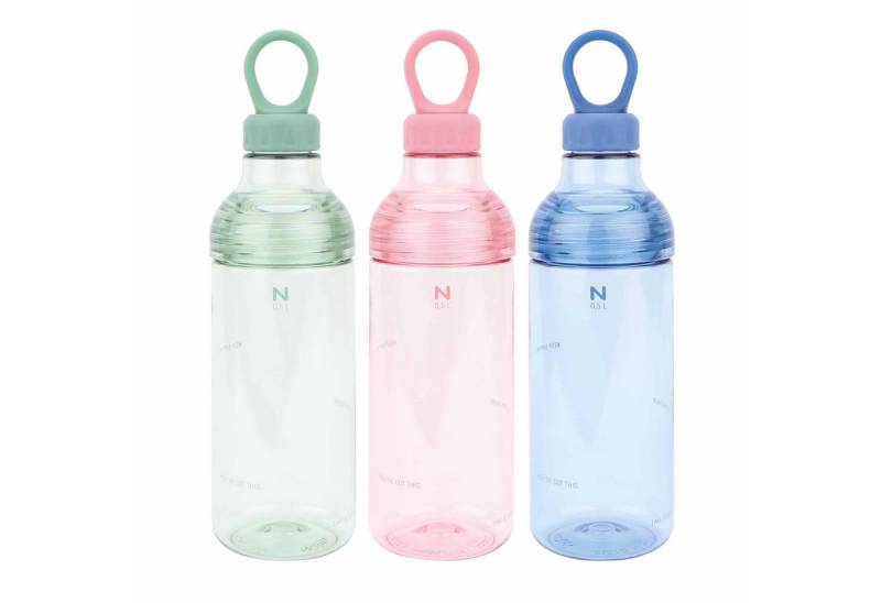 Nuby Trinkflasche Bundle, mit praktischer Silikonschlaufe von Nuby