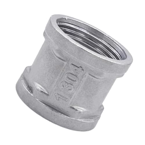 Edelstahl-Steckverbinder-Adapter-Kupplung, Innengewinde-Rohr, Doppelhülsenanschlussnippel, Innengewinde, Rohrhülse Edelstahl-Steckverbinder-Adapter-Kupplung, Innengewinde-Rohr, Doppelhülsenanschlussnippel, Innengewinde, Rohrhülse von Nucelit