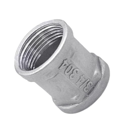 Edelstahl-Steckverbinder-Adapter-Kupplung, Innengewinde-Rohr, Doppelhülsenanschlussnippel, Innengewinde, Rohrhülse Edelstahl-Steckverbinder-Adapter-Kupplung, Innengewinde-Rohr, Doppelhülsenanschlussnippel, Innengewinde, Rohrhülse von Nucelit