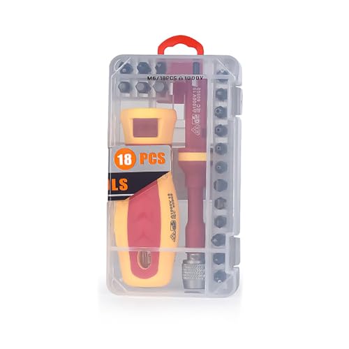 Elektriker Multifunktions Wechselschraubendreher 18 in 1 Isoliertes Set Werkzeug Teleskopschraubendreher Elektriker Multifunktions Wechselschraubendreher 18 in 1 Isoliertes Set Werkzeug Teleskopschraubendreher von Nucelit