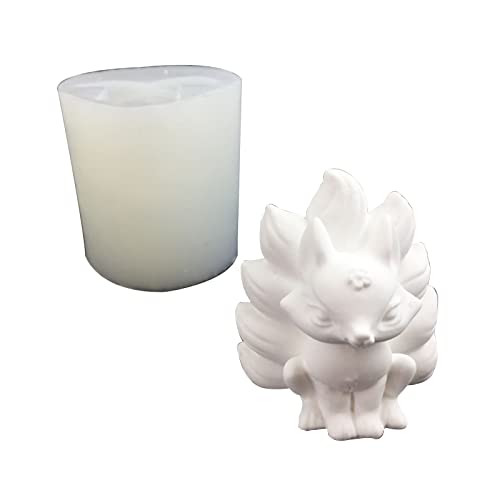 Epoxidharz-Form mit neun Schwanzen, antihaftbeschichtet, parfümiert, Gips, Tischdekoration, Werkzeugformen für die Herstellung von Silikon-Ornamenten von Nucelit