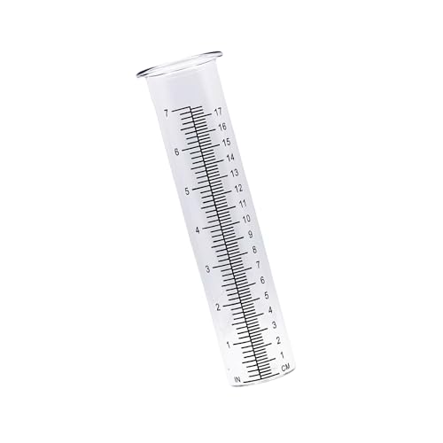 Innovativer Regenmesser, kältebeständiges Glasmessgerät, einfach zu bedienen, für präzise Verfolgung in jedem Bodentyp, große Schrift Regen von Nucelit